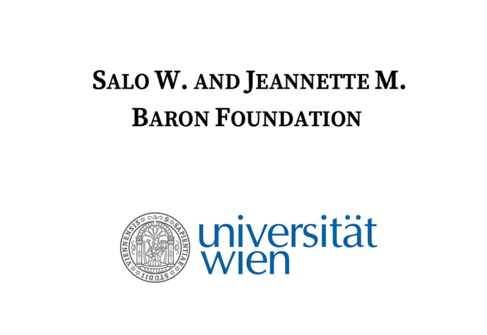 Logos der Salo W. and Jeanette M. Baron und der Universität Wien 