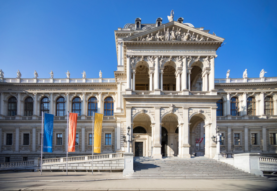 Foto des Hauptgebäudes der Universität Wien