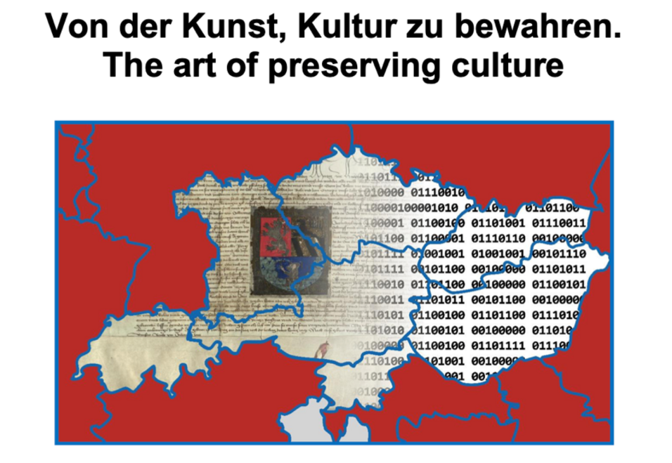 Von der Kunst, Kultur zu bewahren. The art of preserving culture