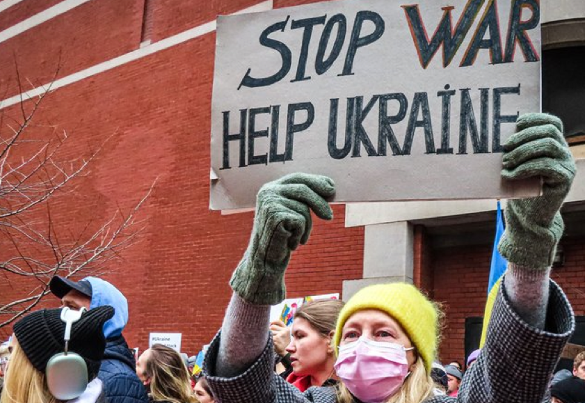 Foto Ukraine Krieg Demo