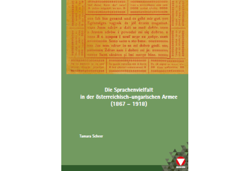 Buchcover "Die Sprachenvielfalt in der k. u. k. Armee (1867-1918)"