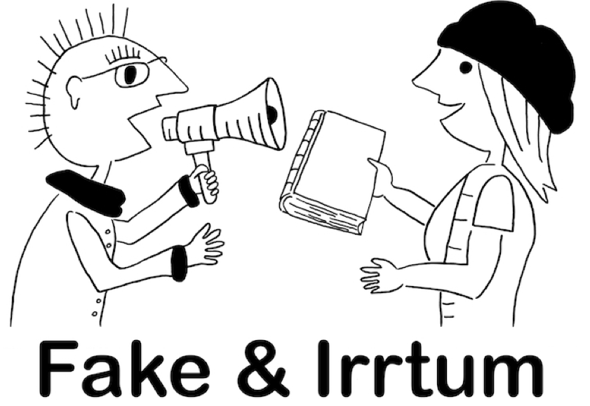 Logo "Fake & Irrtum"