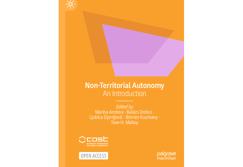 Cover von "Non-Territorial Autonomy, An Introduction"