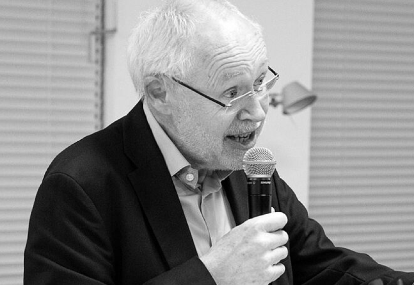 Foto von Josef Ehmer (  Josef Ehmer bei der Podiumsdiskussion "Arbeit und Nicht-Arbeit" anlässlich seines 70. Geburtstages im November 2018)