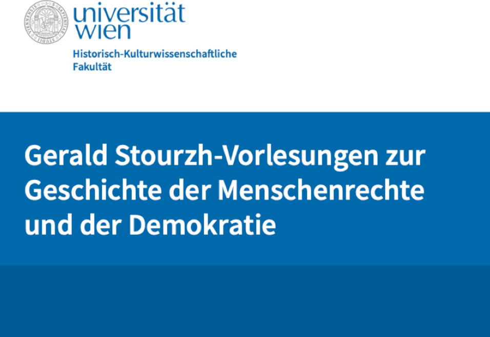 Teaser der Gerald Stourzh Vorlesungen