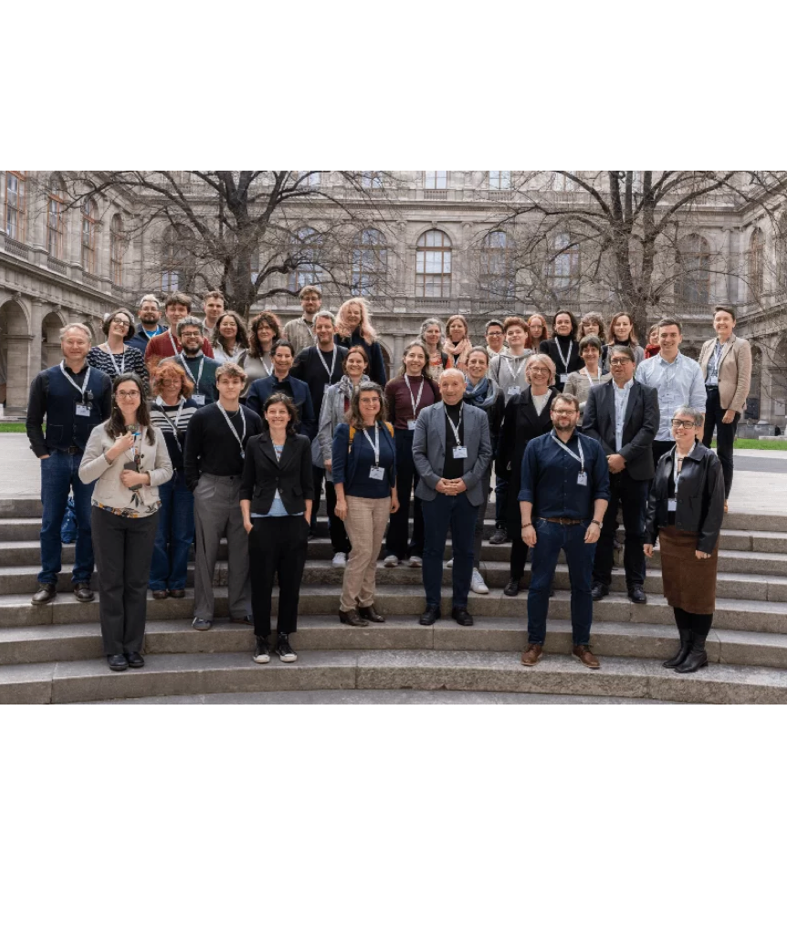 Group Photo of the CU REMEMBER Common Ground Meeting Project Kick-Off Event at the 27th March 2025 at the University of Vienna/Austria
