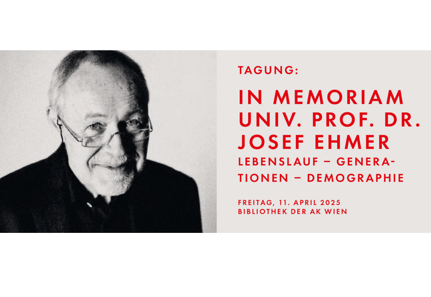 Bild der Tagung mit Foto von Josef Ehmer